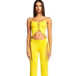 yellow I Am Gia nyx top